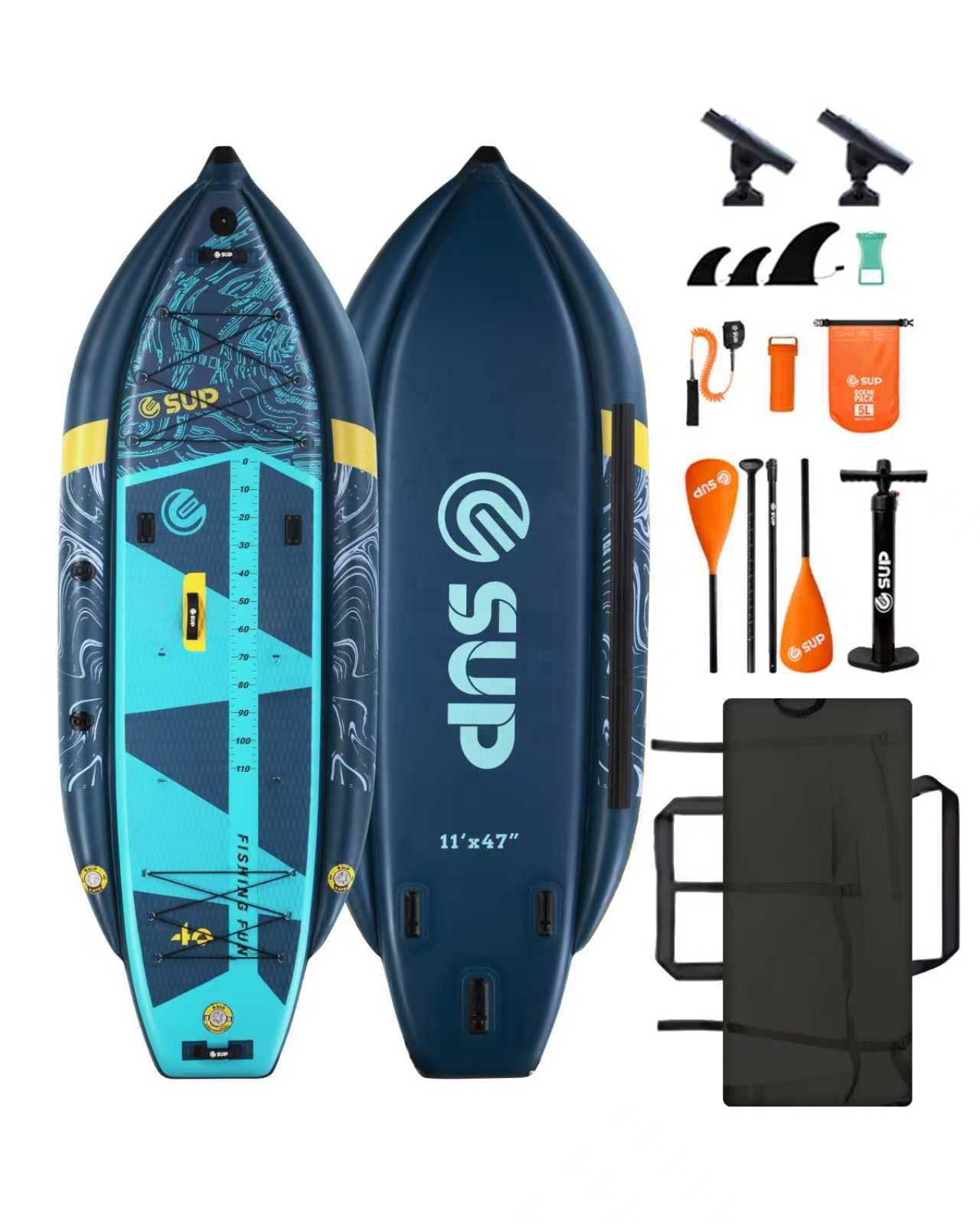 Caiaque Inflável para Pesca co - Fishing Kayak Sit On Top avaliação e preço