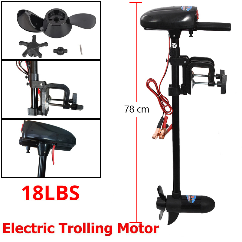 Motor Elétrico para Barco 18LB - Fishing Kayak Trolling Motor avaliação e preço